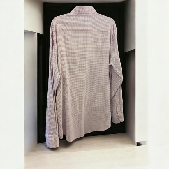 Peter Millar Button Down Shirt Twill Sport Performance Pink $198 Retail - Picture 4 of 7